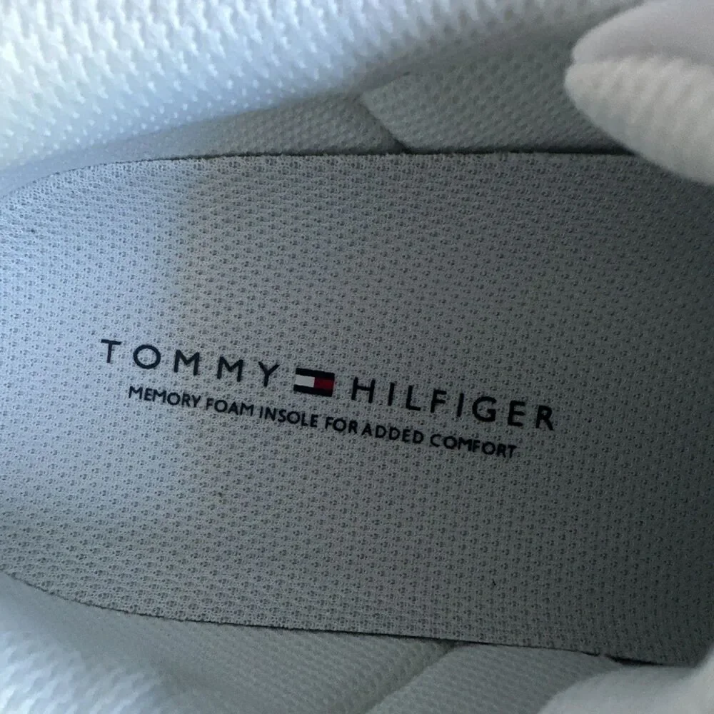 Tommy Hilfiger 11 M Logo Skater  Men’s Shoes Skateboarding White Leather TMLERGE
